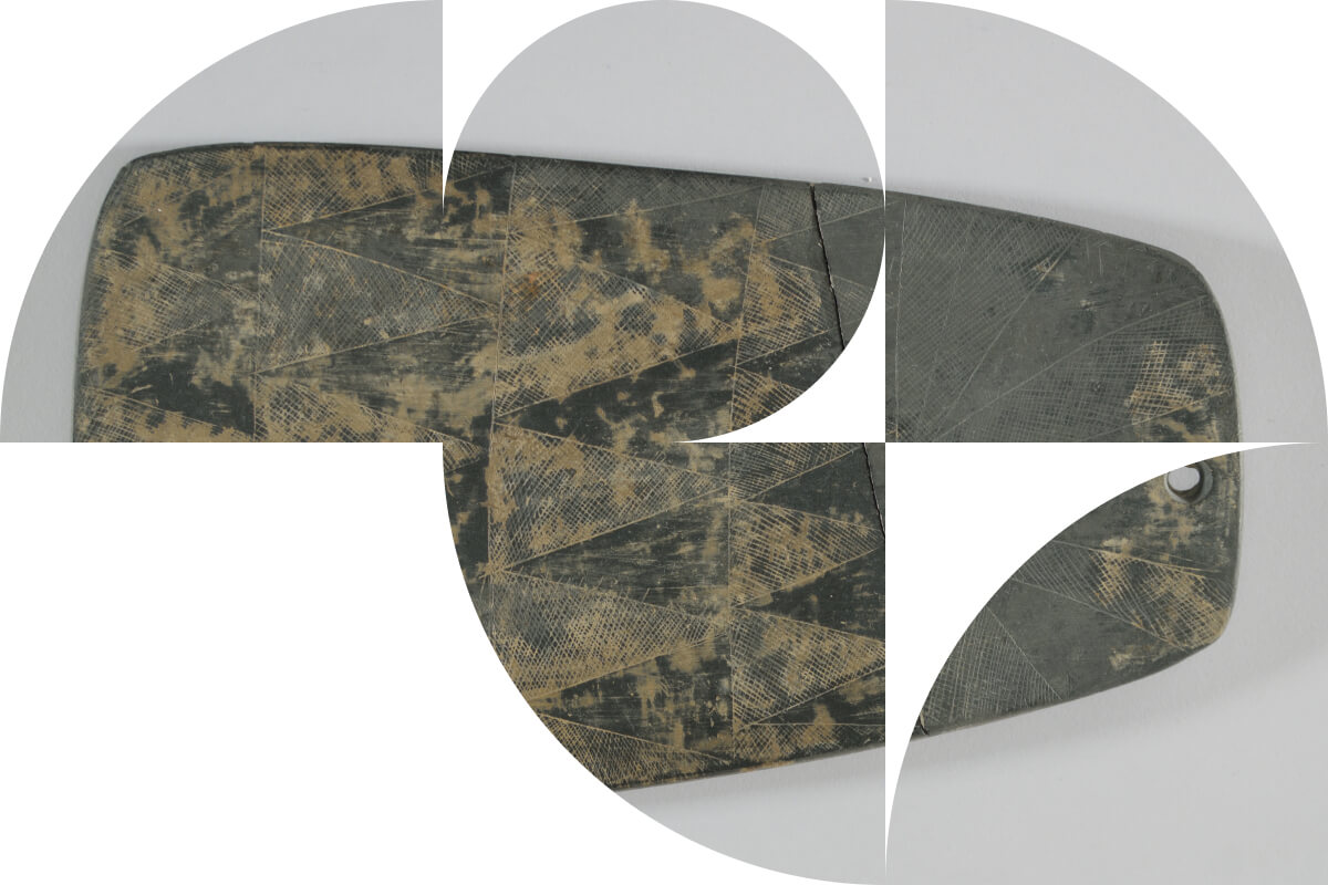 Archaeological stone fragment