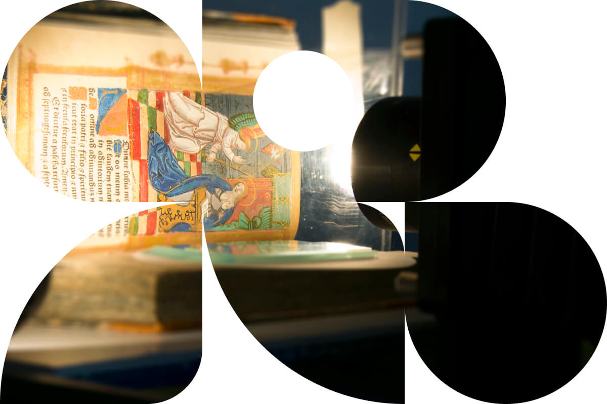 In situ analysis on hold book