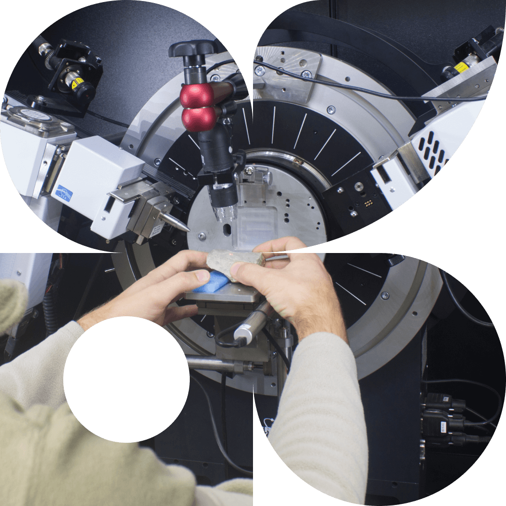 Working on Diffractometer